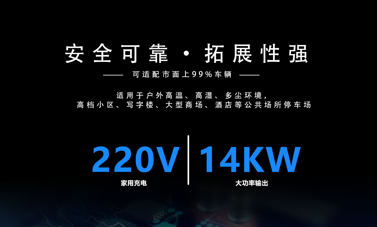 忻昱能源-新能源电动汽车充电桩-14KW落地式交流慢充