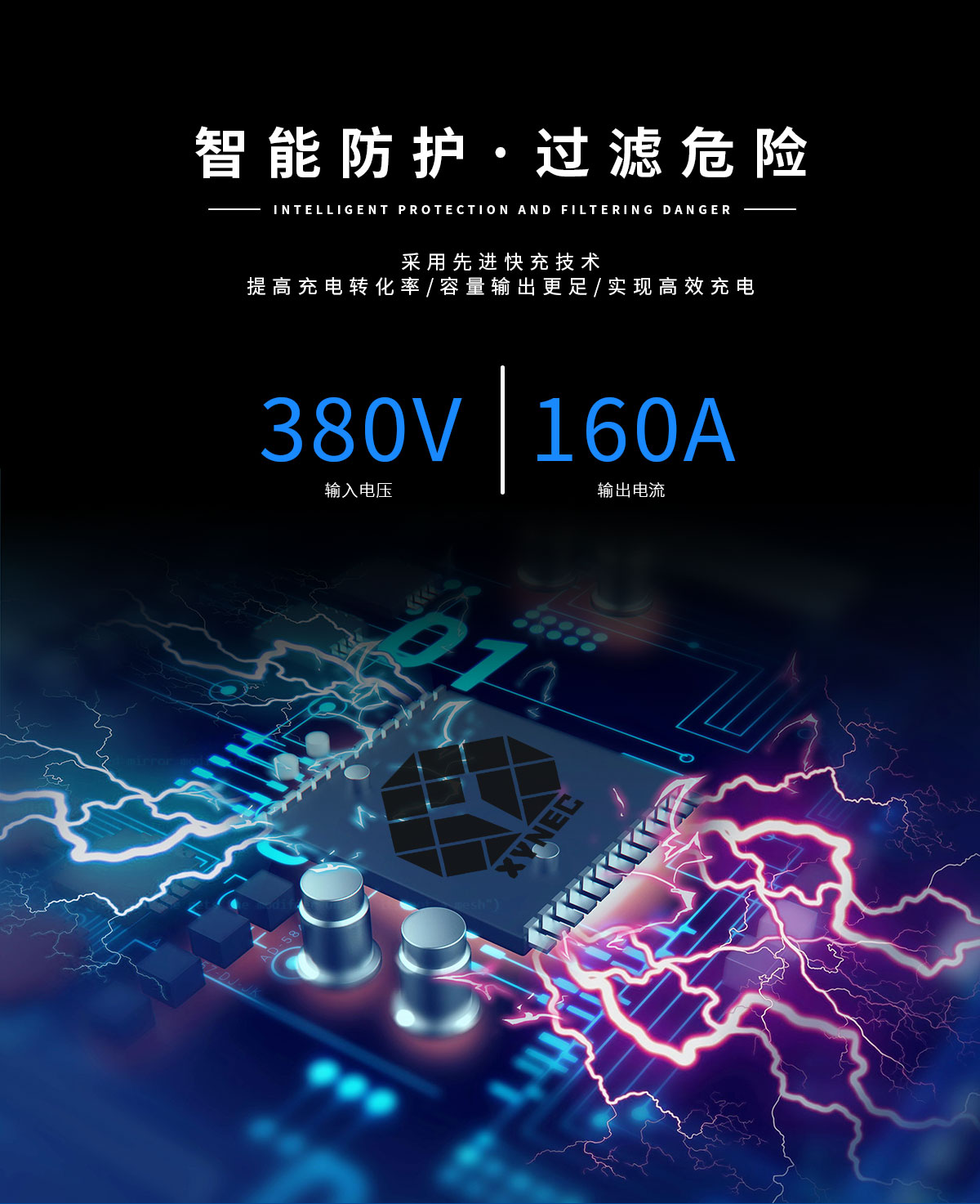 忻昱能源-新能源电动汽车充电桩-120KW直流快充双枪
